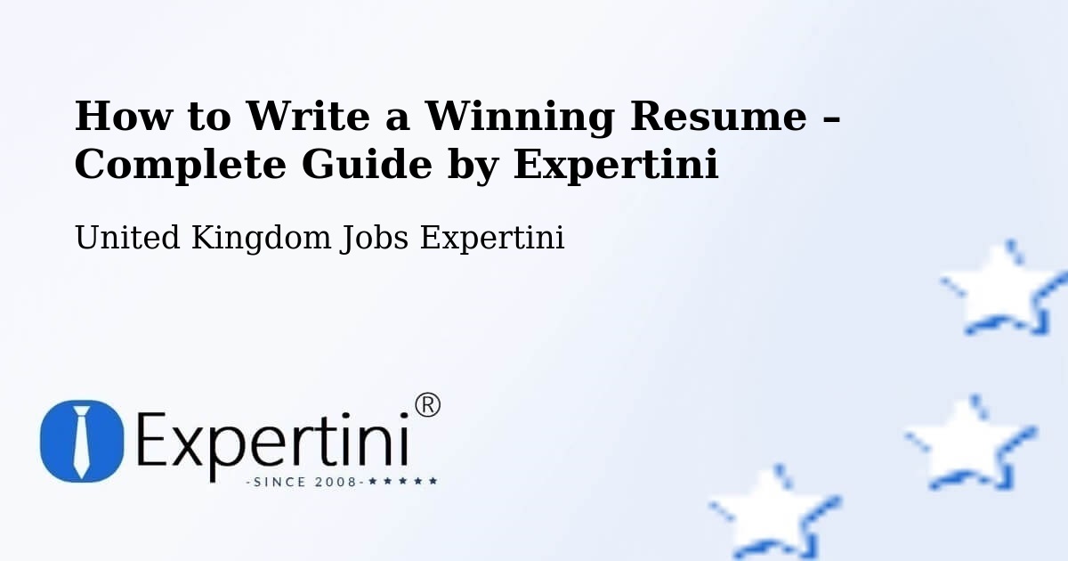 Resume Writing Guide for Job Seekers – Wendover - Wendover, United Kingdom Jobs Expertini